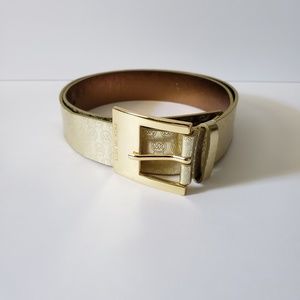 Michael Kors Gold MK Belt